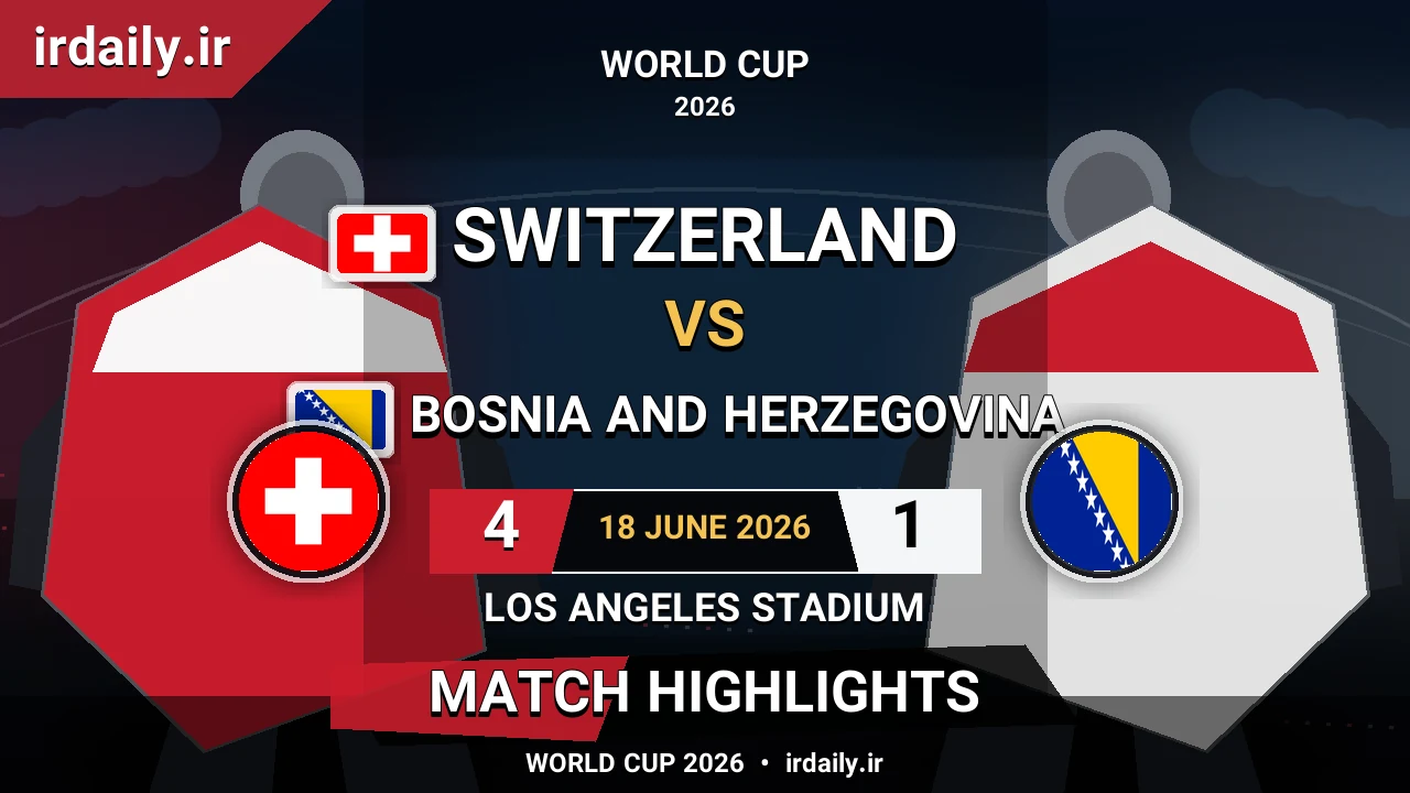 Switzerland vs Bosnia and Herzegovina Match Highlights | World Cup 2026
