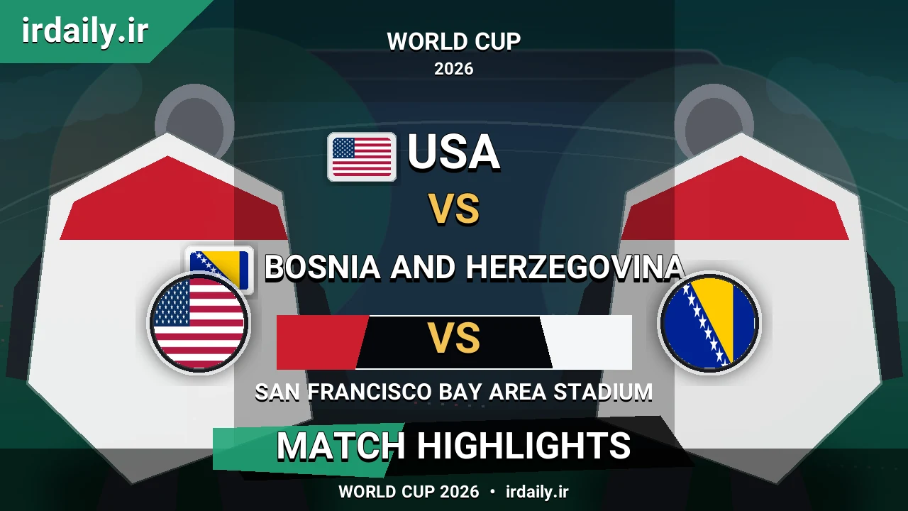USA vs Bosnia and Herzegovina Match Highlights | World Cup 2026